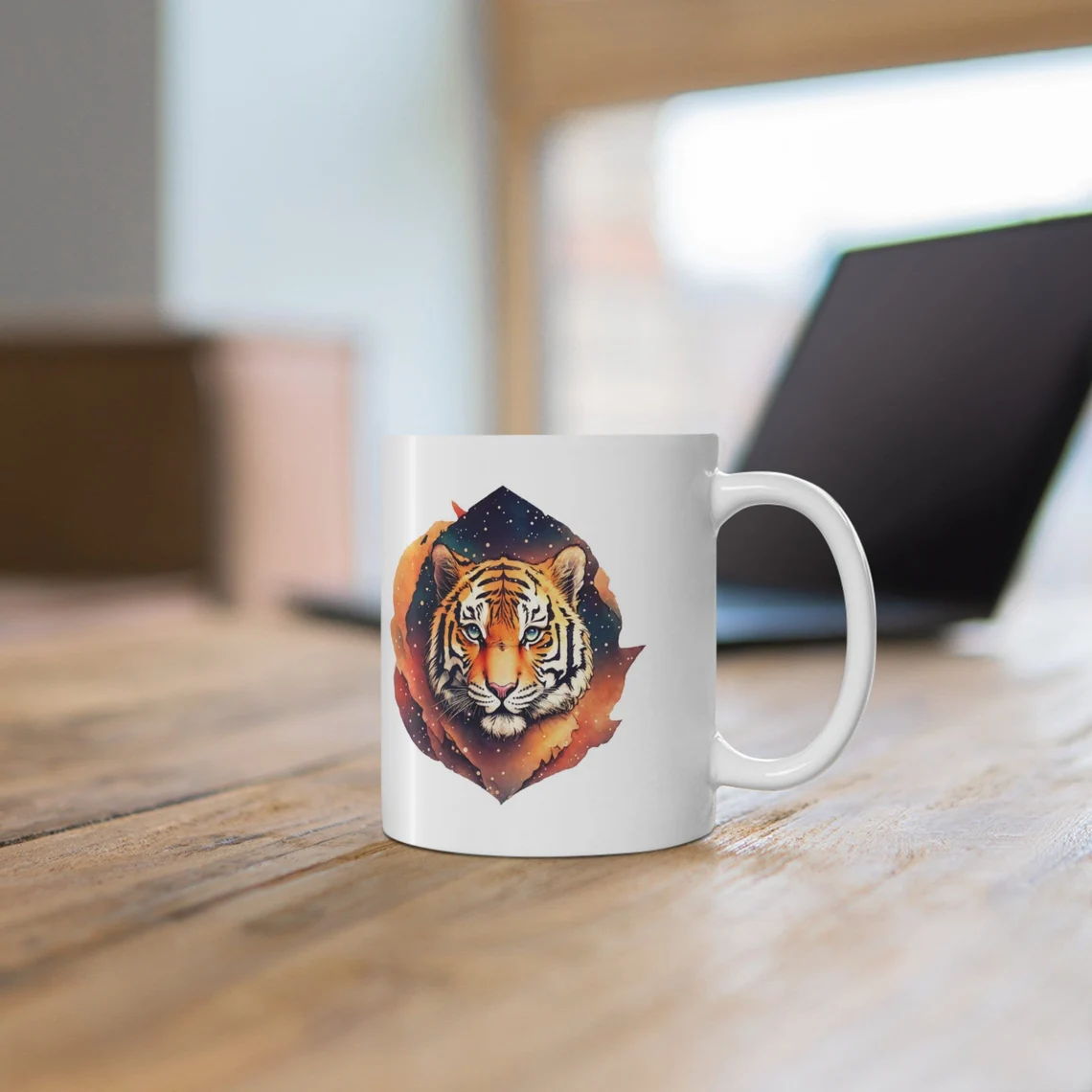 Ikigai Design Lab Tiger coffee mug on Etsy